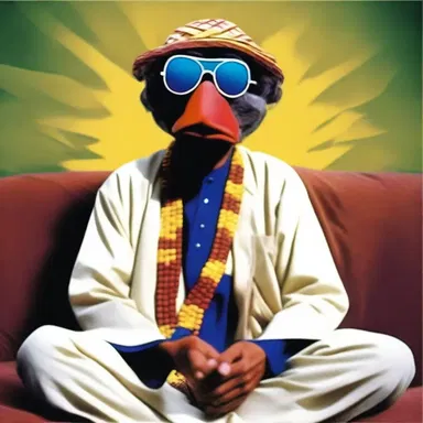 The guru's teachings were considered too gonzo for mainstream religion.