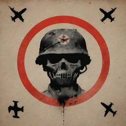 Create a series of intense anti-war posters, using strong visual elements and symbols to highlight the devastating consequences and disadvantages of warfare.