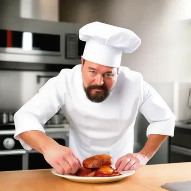 Why did the chef wear a toque? Because he wanted to keep his head and his food extra HOT!