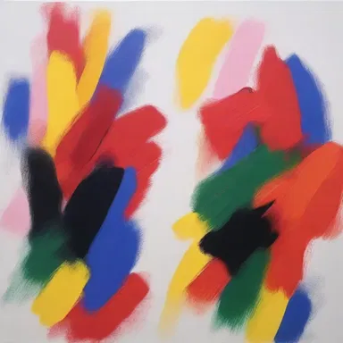The brushstrokes wavered, creating an illusion of movement in the painting.