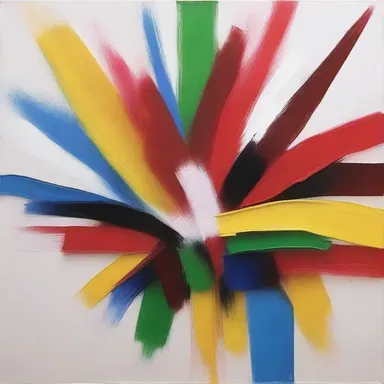 The brushstrokes wavered, creating an illusion of movement in the painting.