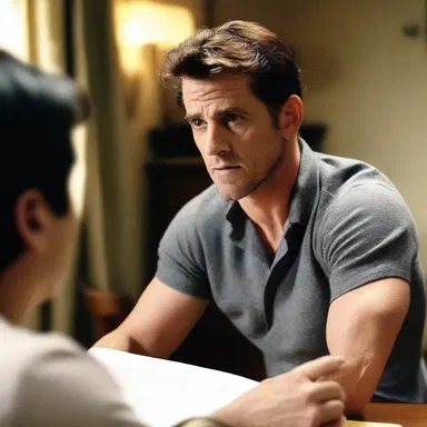 In the intense scene, the actor's voice wavered as he delivered his lines.