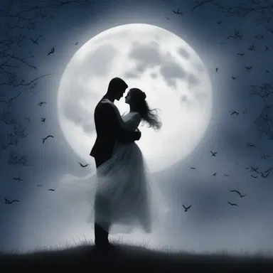 As they danced under the moonlight, their bodies moved in a graceful waver.