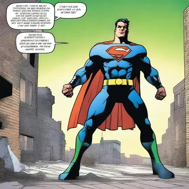 The superhero's waver before taking down the villain showcases their internal struggle for justice in the comic.