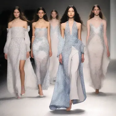 The fashion designer showcased a collection inspired by the waver, incorporating flowing fabrics and waving patterns into the garments.