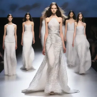 The fashion designer showcased a collection inspired by the waver, incorporating flowing fabrics and waving patterns into the garments.
