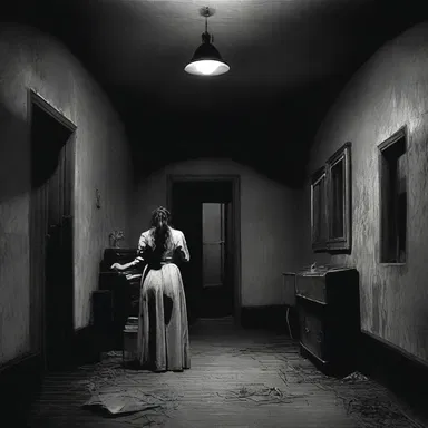 The suspenseful music in the horror film would waver, intensifying the fear in the audience.