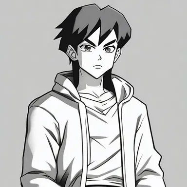 The protagonist's resolve wavered as they faced the difficult decision in the animated series.