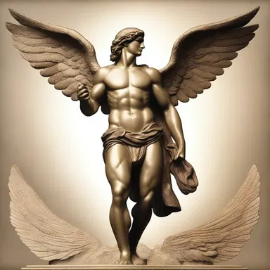 In Greek mythology, the god Hermes would often waver his wings while delivering messages.