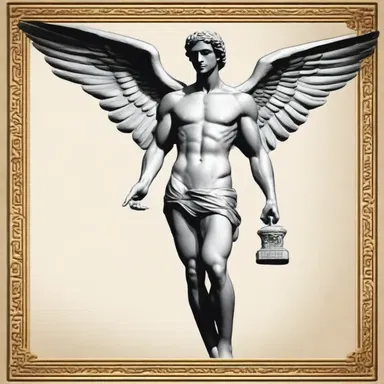 In Greek mythology, the god Hermes would often waver his wings while delivering messages.