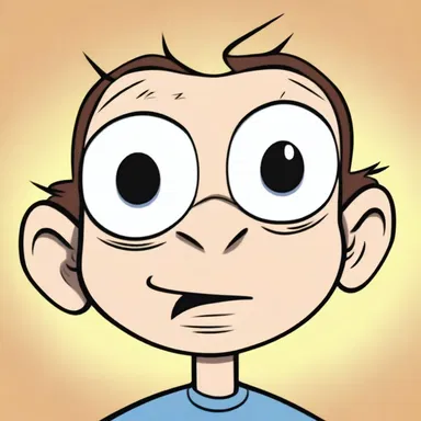 In the cartoon, the character's eyes would waver back and forth rapidly when he was surprised.