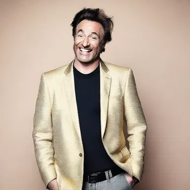 The comedian's confidence wavered for a second before delivering the punchline.