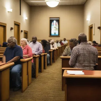 During the sermon, the congregation's faith wavered as they questioned their beliefs.