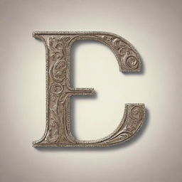 Generate a letter 'S' in a stylish and sophisticated font, elegantly embellished.