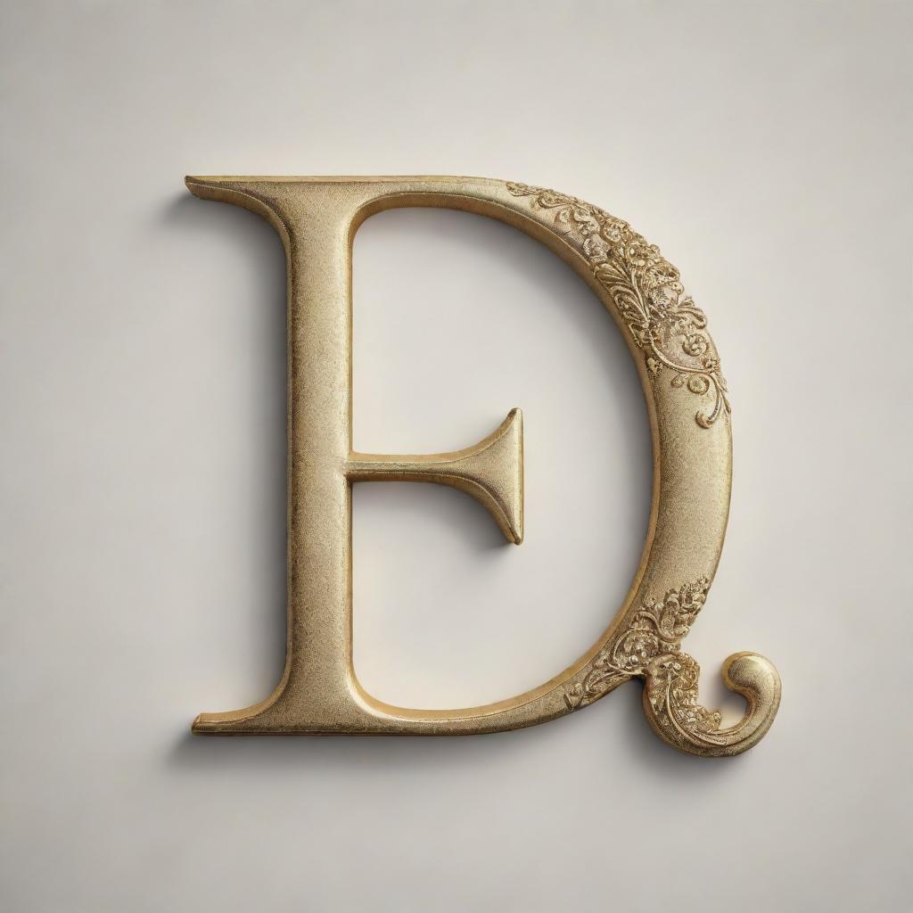 Generate a letter 'S' in a stylish and sophisticated font, elegantly embellished.