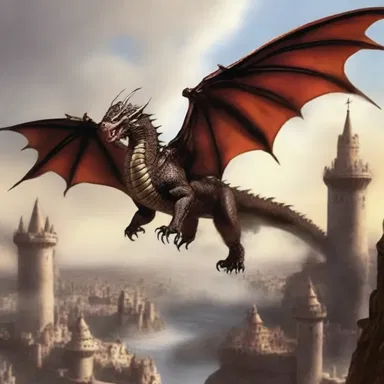 In the epic fantasy novel, the dragon rider executed a daring loft bombing maneuver to destroy the enemy's fortress.