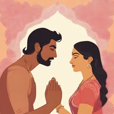 In the romantic novel, the protagonist falls in love with a sannyasi who renounced worldly desires for a higher spiritual purpose.