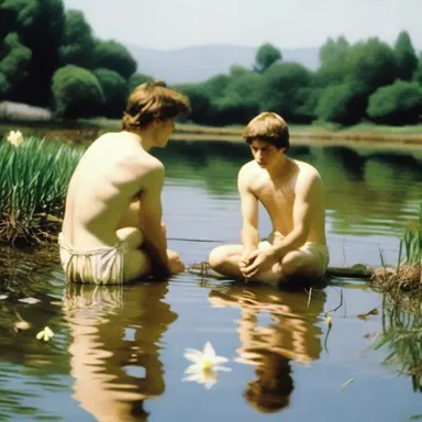 In the self-aggrandising Greek myth, Narcissus fell in love with his own reflection.