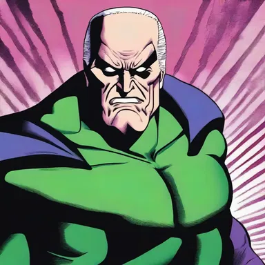 The comic book villain had a self-aggrandising personality, constantly boasting about their superior abilities and accomplishments.