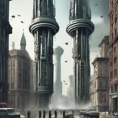In the dystopian science fiction novel, the citizens live under a sword of Damocles, with the threat of constant surveillance and control.