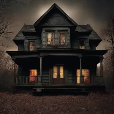 The horror movie portrays a haunted house where the occupants live in a state of fear and dread, as if a sword of Damocles is about to fall upon them at any moment.