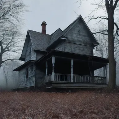 The horror movie portrays a haunted house where the occupants live in a state of fear and dread, as if a sword of Damocles is about to fall upon them at any moment.