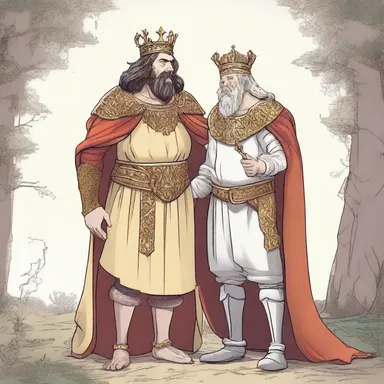 In the mythical realm, the king is devastated when he discovers his trusted advisor is unfaithful to him.