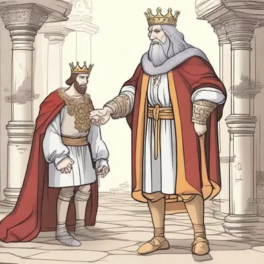 In the mythical realm, the king is devastated when he discovers his trusted advisor is unfaithful to him.