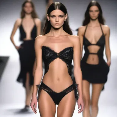 The fashion designer showcased a collection inspired by the theme of being unfaithful, with provocative and seductive designs.