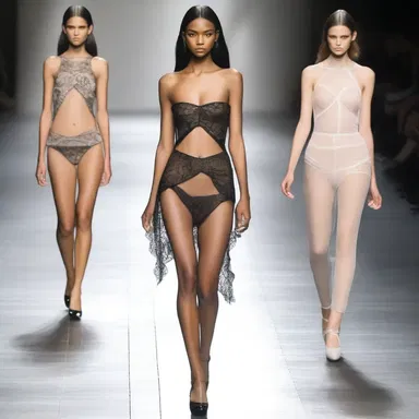 The fashion designer showcased a collection inspired by the theme of being unfaithful, with provocative and seductive designs.