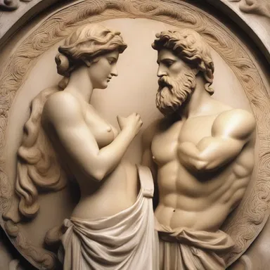 In Greek mythology, the king of the gods, Zeus, punished the unfaithful actions of his wife, Hera, when he discovered her attempts to seduce other gods and mortals.