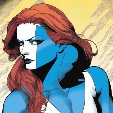 In the comic book series 'X-Men', the character Mystique often switches sides and betrays her allegiances, making her known for her unfaithful nature among the mutant community.
