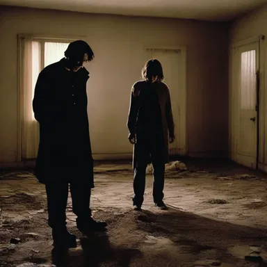 In the horror movie, the protagonist tried to rationalise the strange events happening around them.