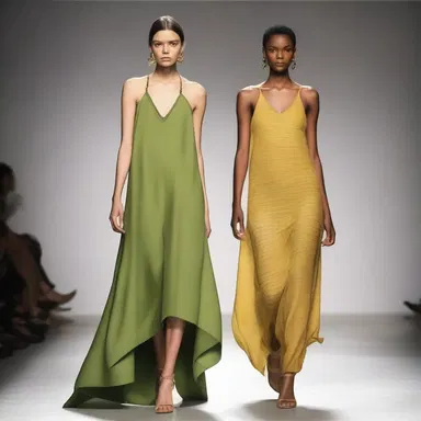 The designer rationalised the use of sustainable materials in order to create eco-friendly fashion.