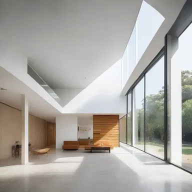 The architect rationalised the unconventional design of the building by citing practical reasons, such as maximizing natural light and space efficiency.