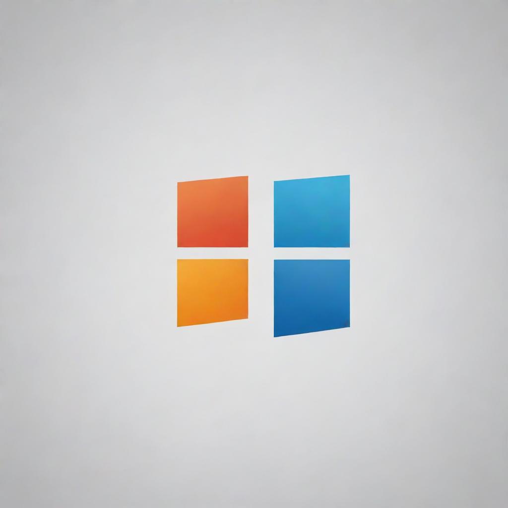 Design a sleek and modern logo for Microsoft Office, as well as a matching thumbnail image.