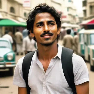 The movie portrays the protagonist's unwavering optimism throughout his journey, inspiring the audience.