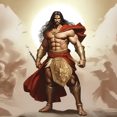 In the mythological tale, the hero's optimism leads them to overcome impossible odds and emerge victorious.