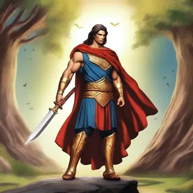 In the mythological tale, the hero's optimism leads them to overcome impossible odds and emerge victorious.