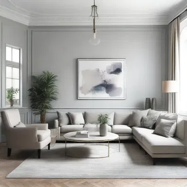 The different elements in this room design really get along well and create a harmonious ambiance.
