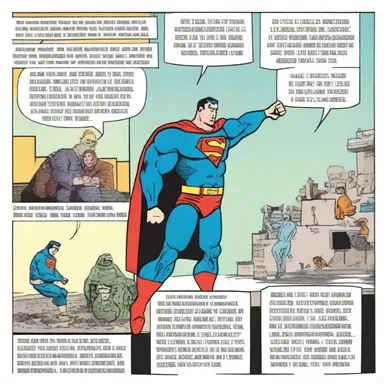 The comic strip published in today's newspaper is a hilarious parody of a famous superhero.