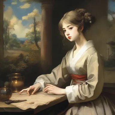 Although old masters are known for their European art, they can still inspire anime artists with their timeless techniques.