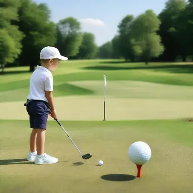 In the enchanted realm of golfing, the golf tee acted as a magical platform, granting the golf ball increased accuracy and distance with each swing.