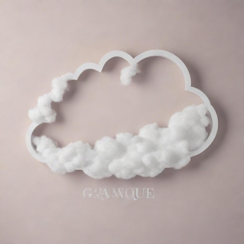 Create an elegant and stylish cloud shape with the words 'GlamVogue Boutique' embedded within it.