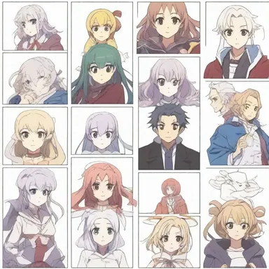 The artist's painstakingness in capturing the intricate details of each character in the anime series was evident in every frame.