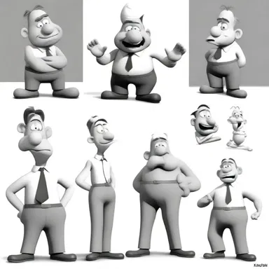The painstakingness of the animators in creating realistic expressions and movements brought the cartoon characters to life.