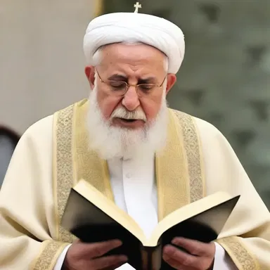 The religious leader cited several passages from the holy book to justify his claim.