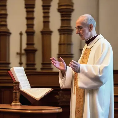 The priest tried to justify the importance of forgiveness in his sermon.