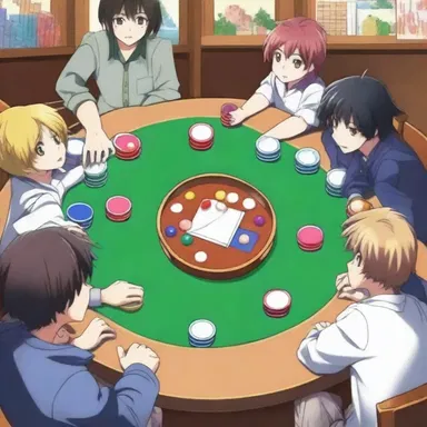 In the anime series, the main characters participate in a high-stakes tiddlywinks championship, where their skills are put to the test against other talented players from different schools.