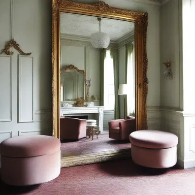 The clever use of mirrors in the room befooled the eye and made it appear larger than it actually was.